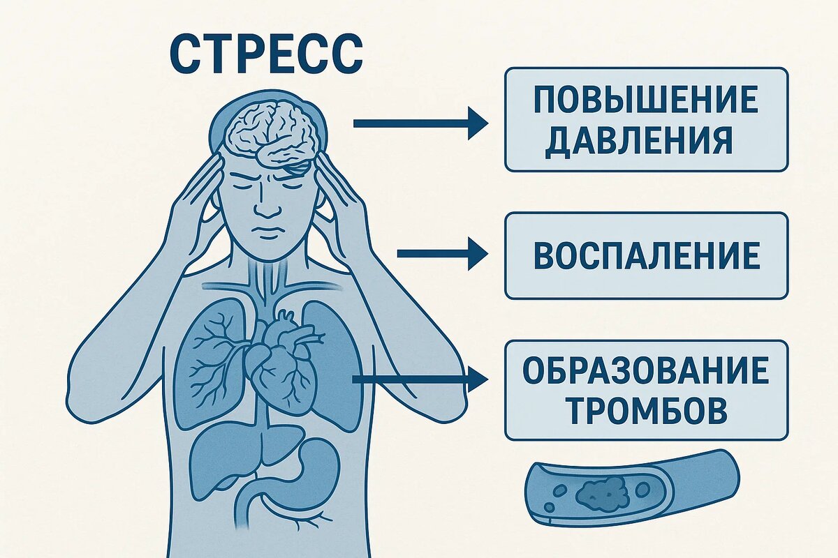 стресс одна из причин гипертонии